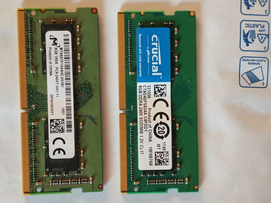Vând 8gb Laptop ddr4 2400mhz