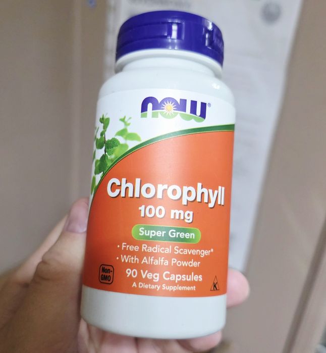 ДОСТАВКИ НЕТ Now хлорофилл в капсулах 90шт 160000сум Made USA