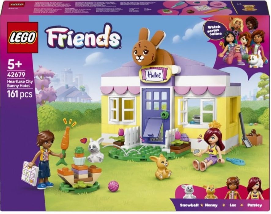 Lego Friends - Hotel pentru Iepurasi 5+