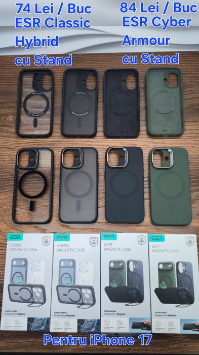 Husa iPhone 17 Pro Max si 17 ESR