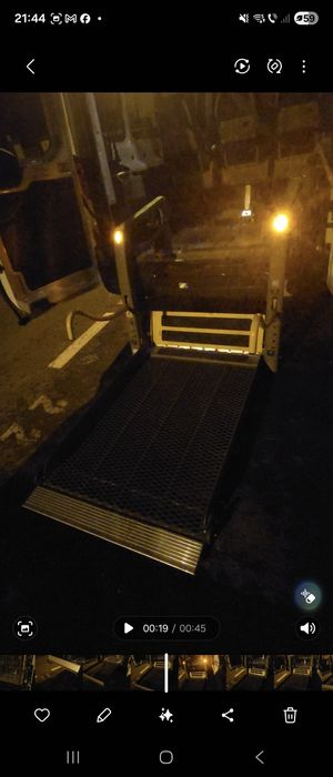 Rampa /lift /platforma hidraulica marfa și persoane pentru dube/busuri