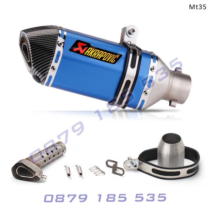 Ауспух AKRAPOVIC спортно гърне мотор 300 мм 30см акрапович накрайник