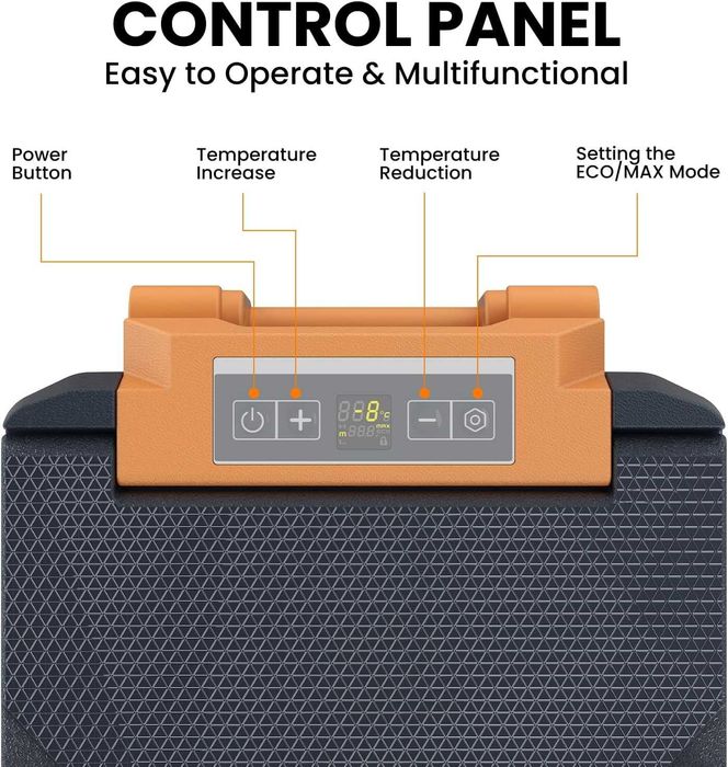 UKKISO мини хладилник за кола 40l
