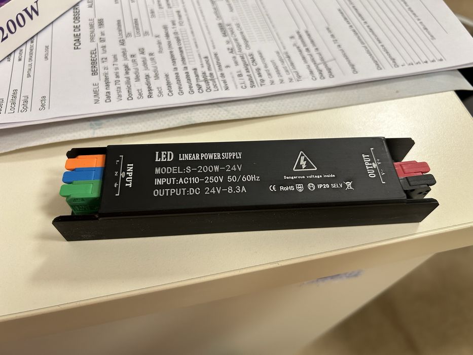 Sursa LED 24V 200W NOUA