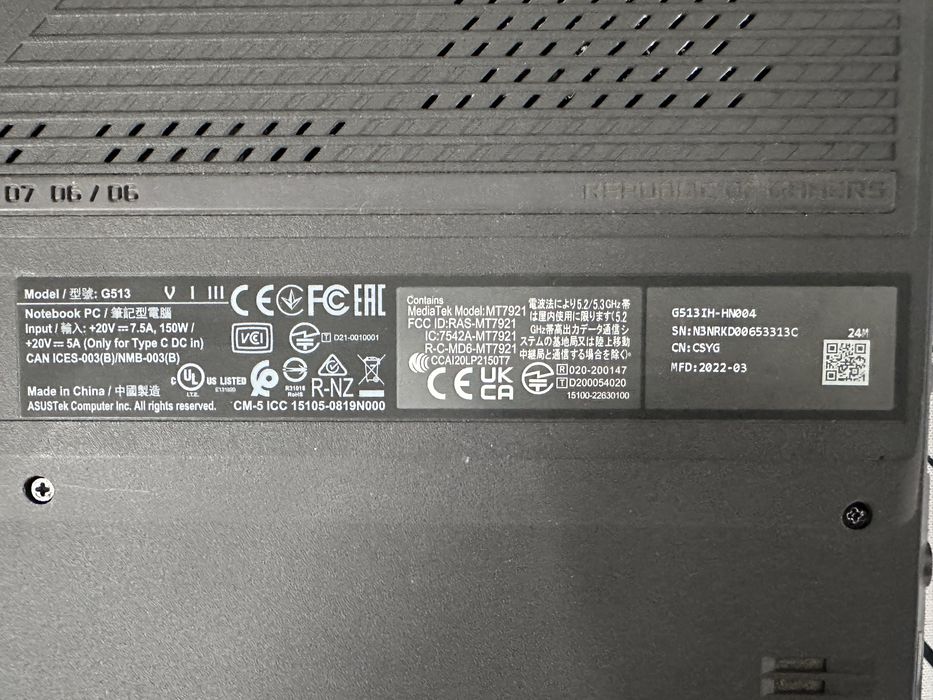 Asus Rog Strix G15 [G513IH]