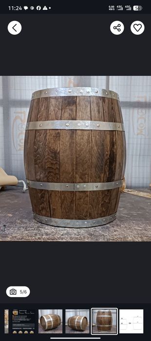 Декоративные бочки