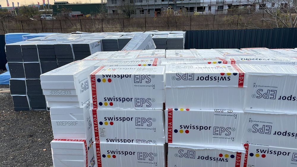 Polistiren expandat, grafitat eps80, 100, -toate grosimile! În stoc!