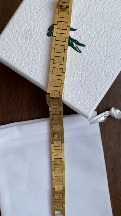 Lacoste Bratara Auriu