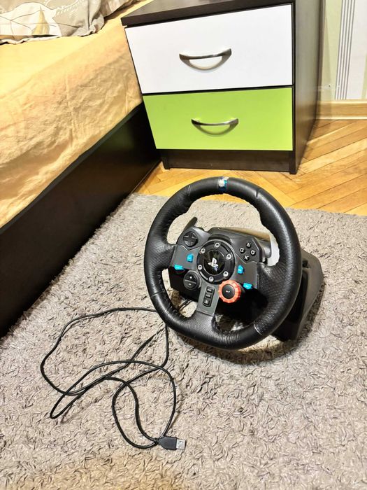 Logitech G29 Волан с педали PS5 PS4 PC Racing Simulator Force Feedback