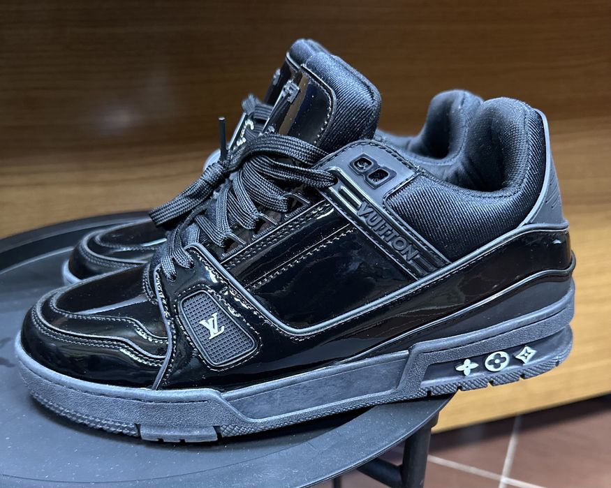 Louis Vuitton Trainer кроссовки черные