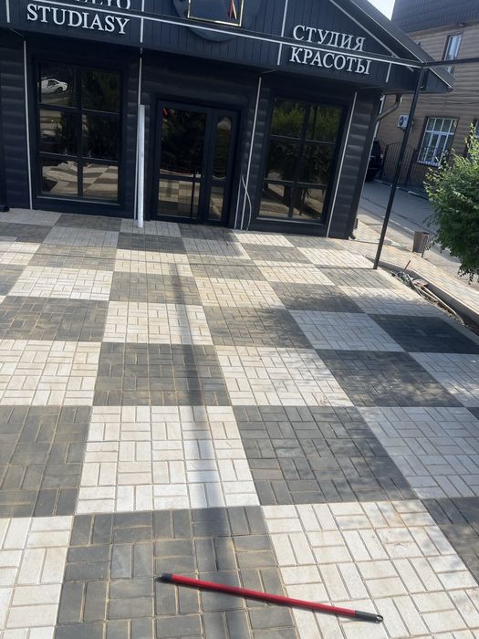 Укладка брусчатки