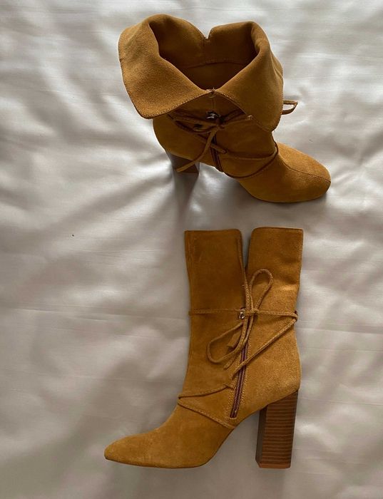 Cizme dama, Zara, 38, piele naturala, noi