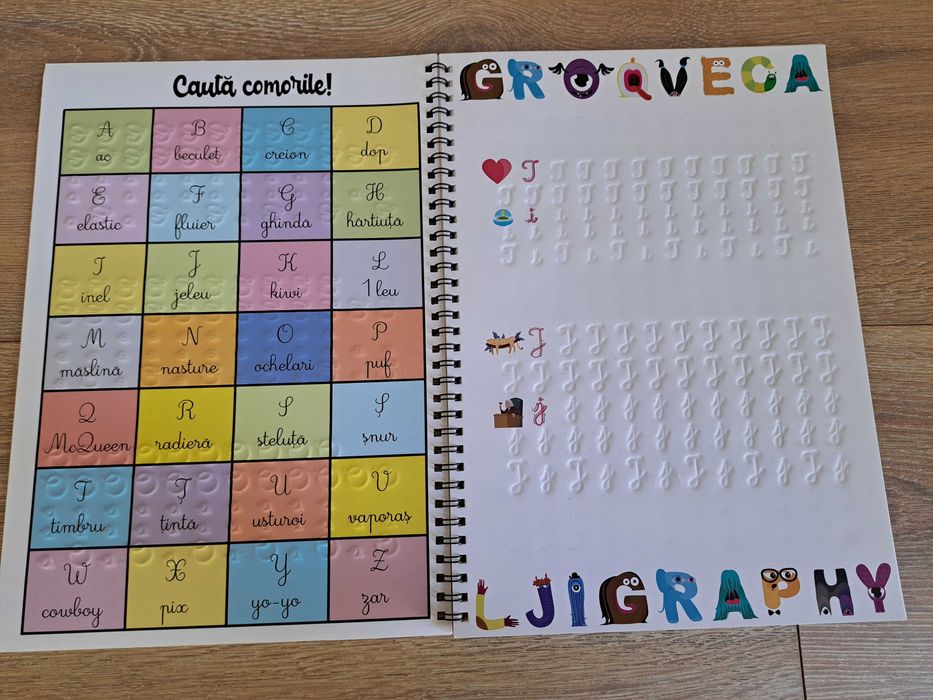 Carti reutilizabile pentru exersarea scrisului [Groove Calligraphy]