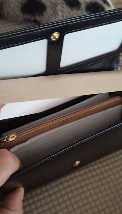 Portofel piele naturala de vaca antifurt