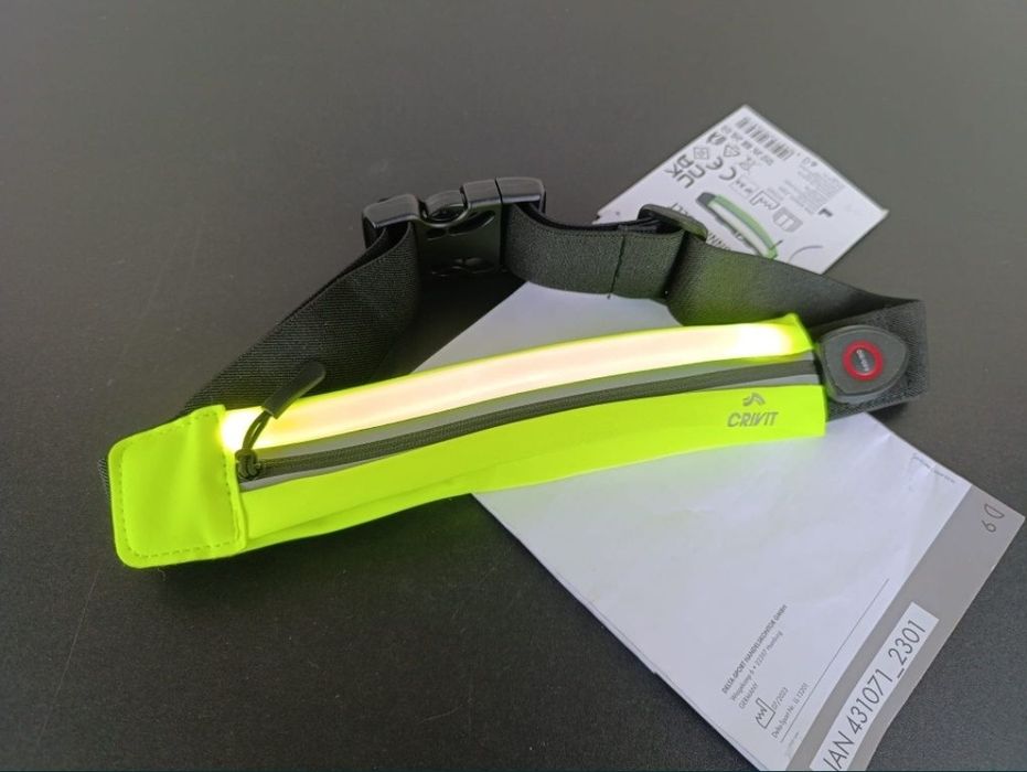 centura borseta luminoasa lumini semnalizare unisex impermeabila