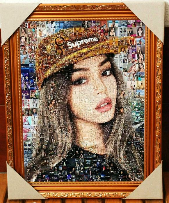 Подарок на день рождения фотомозаика фотомазайка