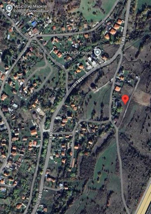 Парцел в с. Големо Бучино с площ 1095кв.м на 15 минути от София