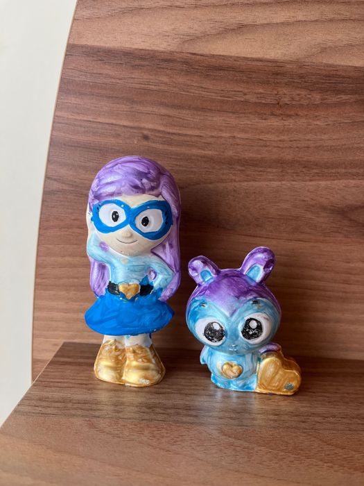 Комплект за оцветяване Maped Creativ, гипсови фигурки