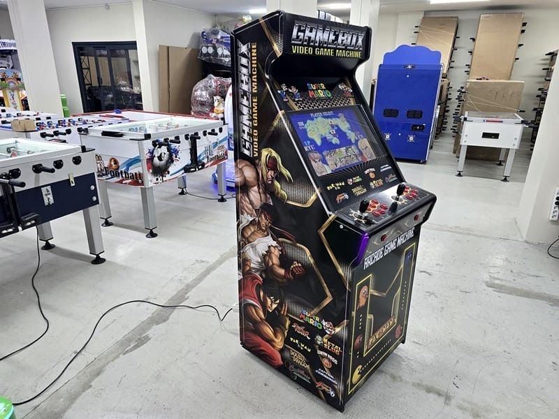 Аркадни  Игри  с 25 Инчов Екран , Видео игра, Game Box с 4300 Игри с 2 Година Гаранция Ултра Лукс Модел 2026г.