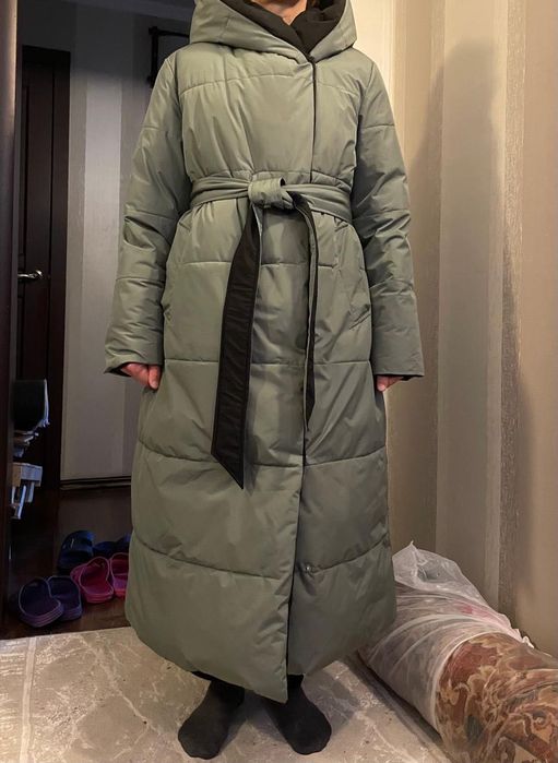 Зимняя длинная куртка