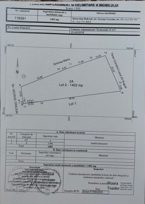 Teren de Vis lângă Mare (Dulcești) – Gaze, Apă, Curent la Poartă!