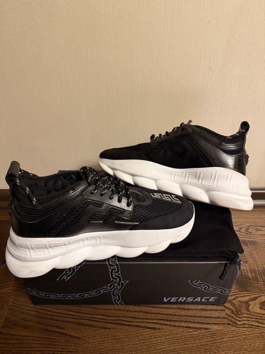 Sneakers Versace Chain Reaction 2 Chainz Black