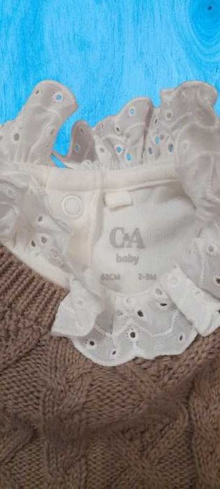 Camasa cu vesta atasata si guler brodat, C&A