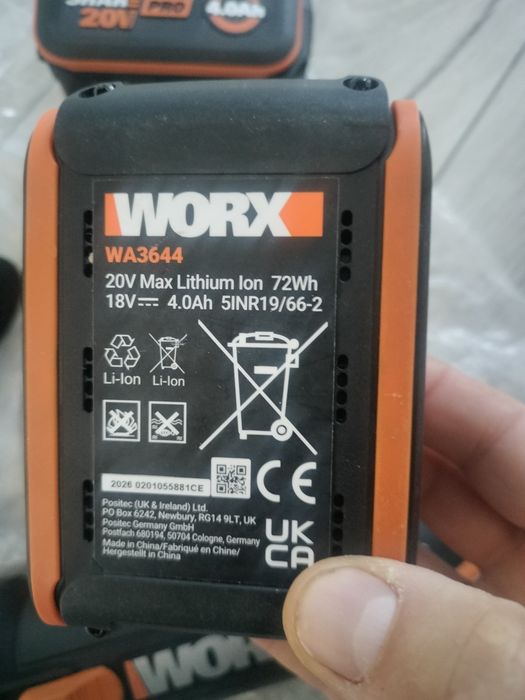 Worx 20 volți produse noi
