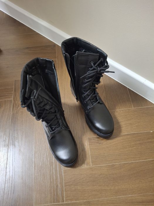 Берцы черные женские