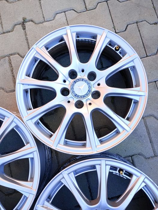 4 jante aliaj 5x112 R16 originale Mercedes C-class E-class vito viano b-class a-class