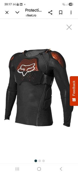 Armura (jacheta) FOX Baseframe PRO marimea S