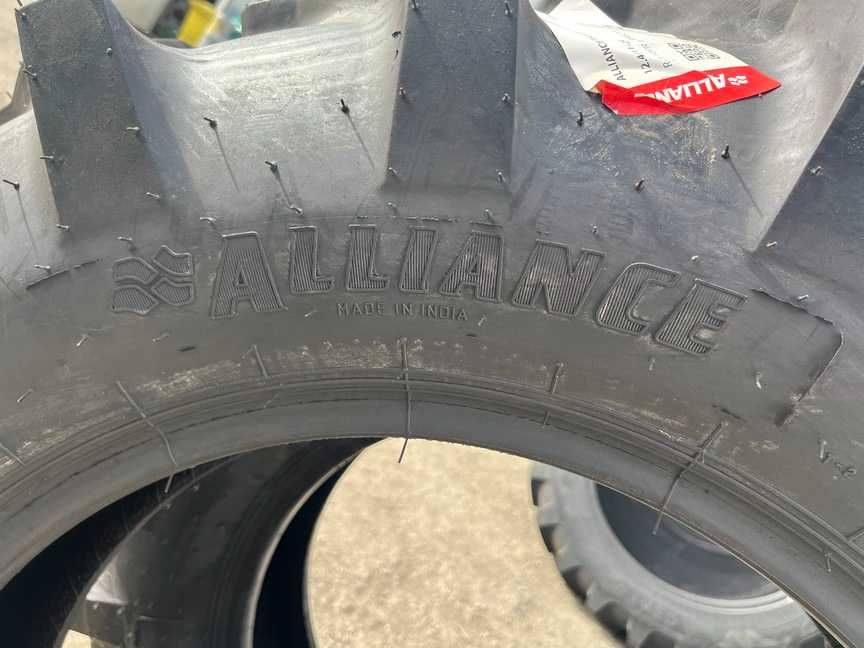 Anvelope ranforsate 12.4-24 cu 12 pliuri pt tractor marca ALLIANCE