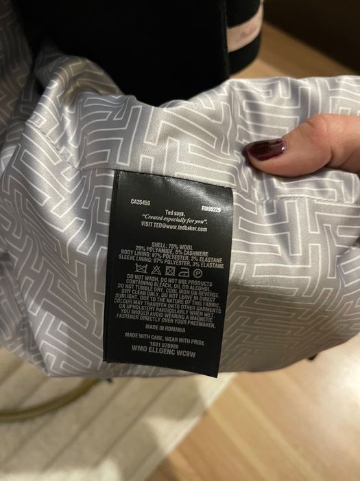 Дамско вълнено палто Ted baker