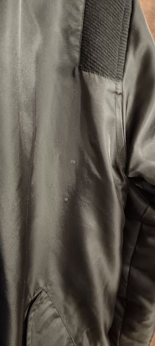 САМО ДНЕС, КРАЙНА ЦЕНА! Stussy Waxed Bomber Flight Jacket Black