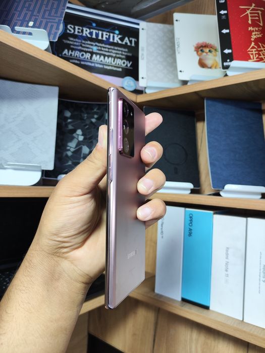 Samsung note 20 ultra 12/256 Burgundy rang holati idealll