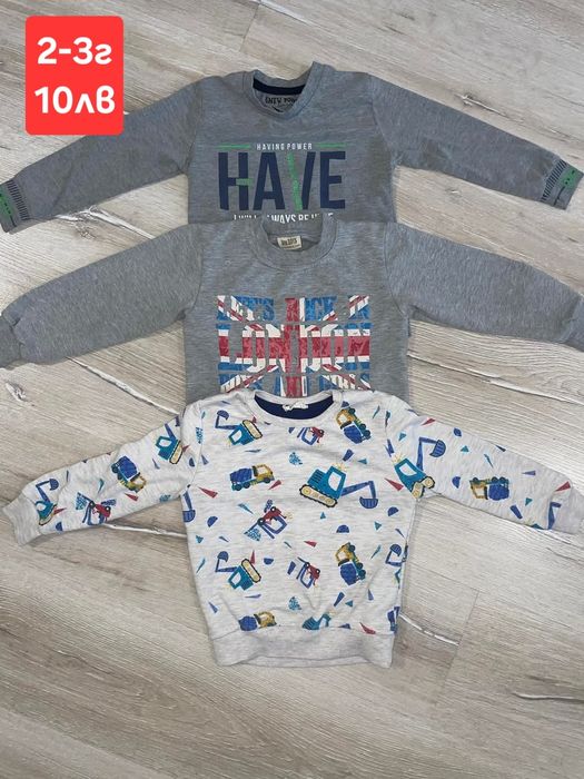 дрешки блузи, панталони, дънки, пижама, бански 24-36м 2-3г.