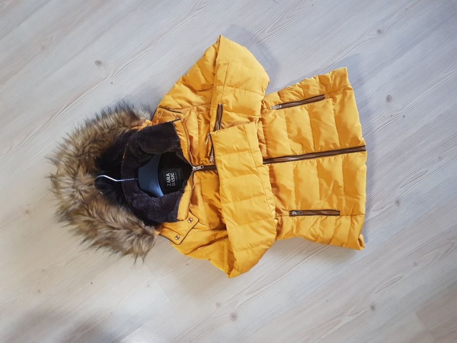Пухено яке на Zara