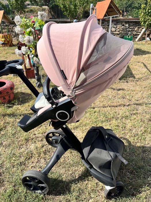 Stokke V6 limited edition в бебешко розово