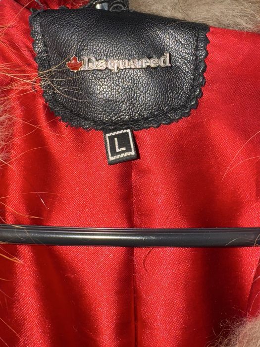 Кожено яке с естествен косъм