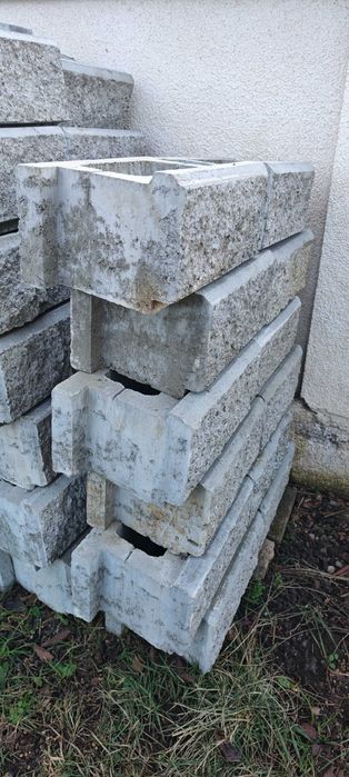 Рустик блокове за подпорна стена