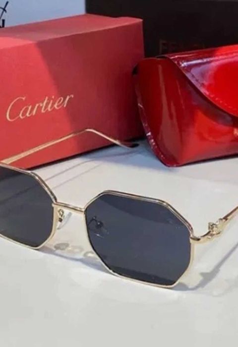 Ochelari De Soare Cartier Negri Unisex Vara