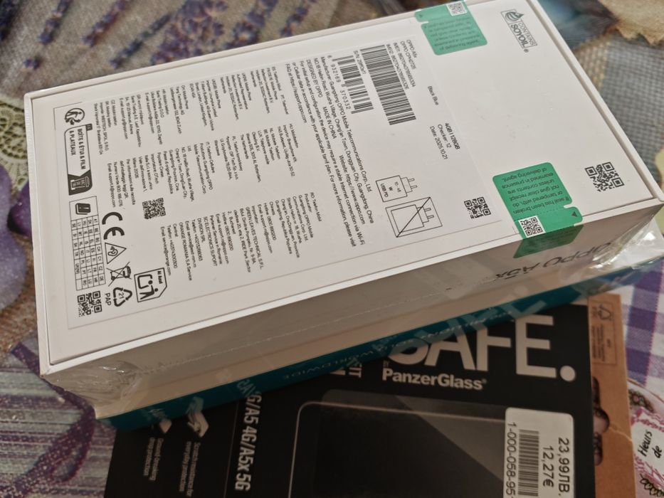 OPPO A5x ПРОДАВАМ мобилен нелефон  ЧИСТО  НОВ