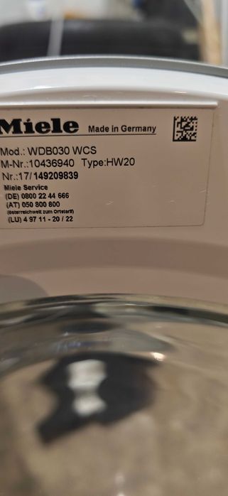 Miele WDB 030 ECO НОВИ лагери !