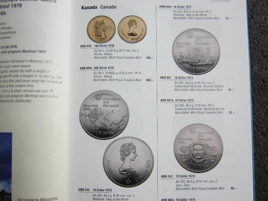 Catalog numismatic,monede,Olimpiade 1952-2016!