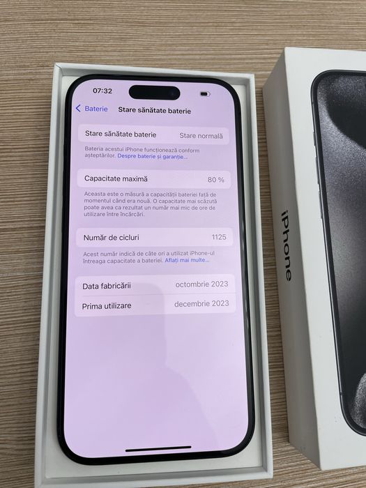 Iphone 15 Pro Black ca nou