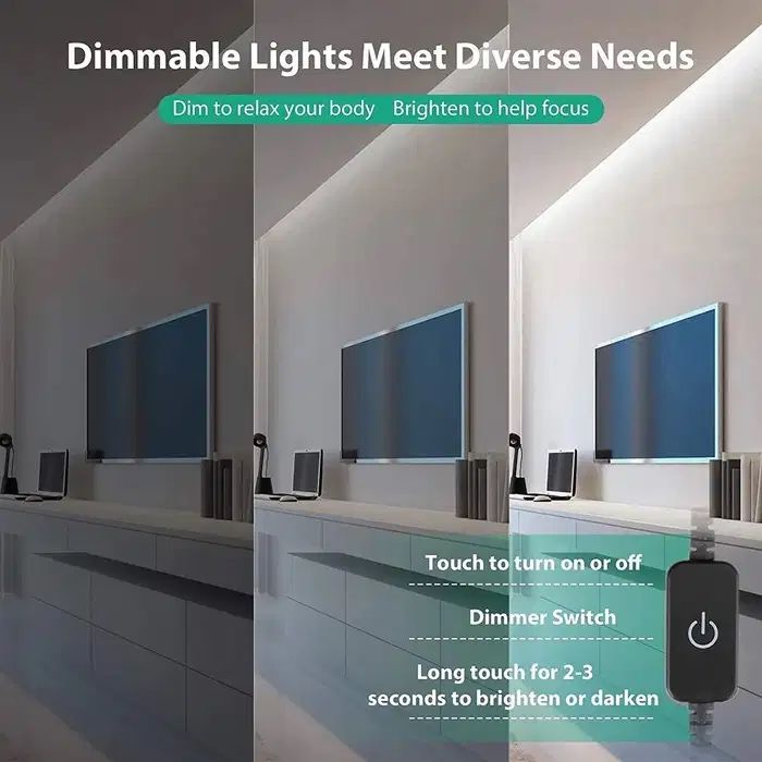 Лед лента, гумирана водоустойчива 2 метра