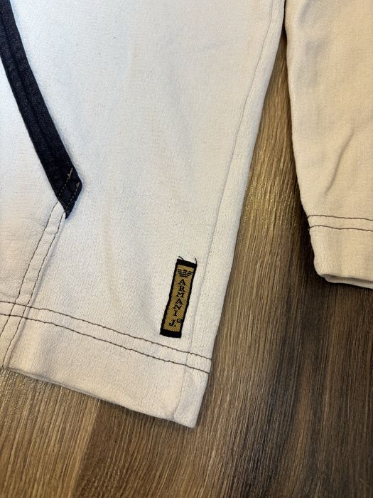 Jacheta cu glugă Armani Jeans made Italy cotton Hemp cânepă retro