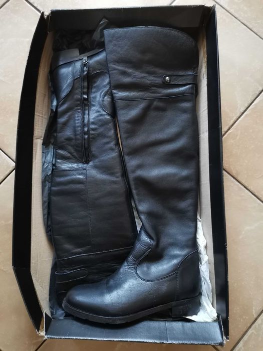 Дамски ботуши естествена кожа НОВИ