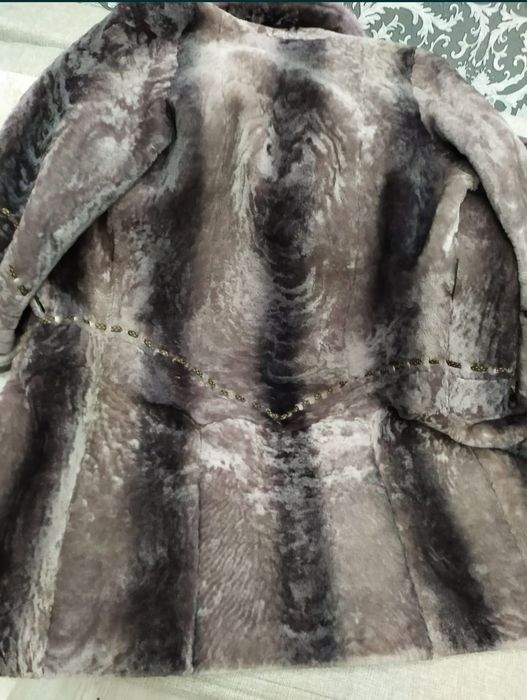 Шуба мутон женская облегченная