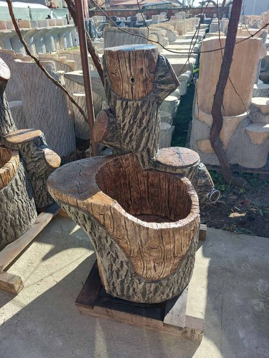 Мивка от щампован бетон